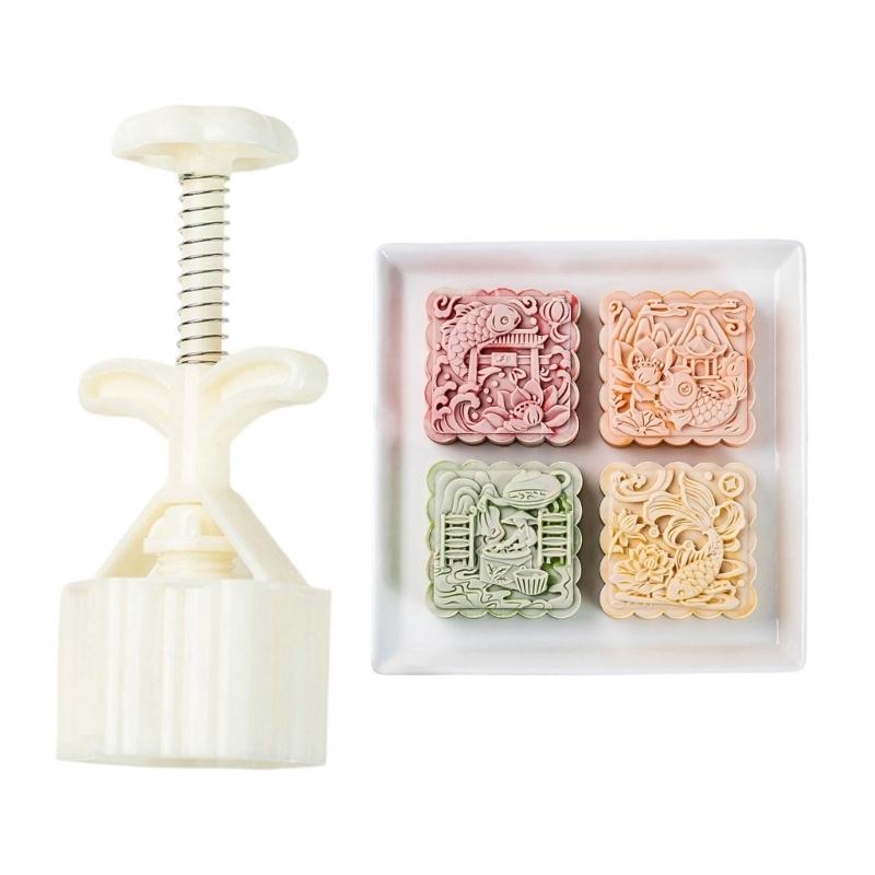 Food Grade ABS Plastic Mooncakes Molds 75g Capacity Option Chinese Cultural Embossed Designs Baking Supplies
Food Grade ABS Plastic Mooncakes Molds 75g Capacity Option Chinese Cultural Embossed Designs Baking Supplies