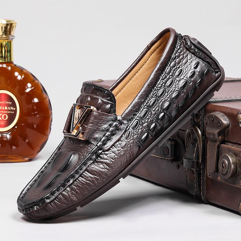 Первый слой коровьей кожи с тиснением под крокодила, туфли-бини большого размера, ленивые туфли для вождения, британская повседневная обувь, натуральная кожа, коровья кожа, мужская обувь 38
Первый слой коровьей кожи с тиснением под крокодила, туфли-бини большого размера, ленивые туфли для вождения, британская повседневная обувь, натуральная кожа, коровья кожа, мужская обувь 38