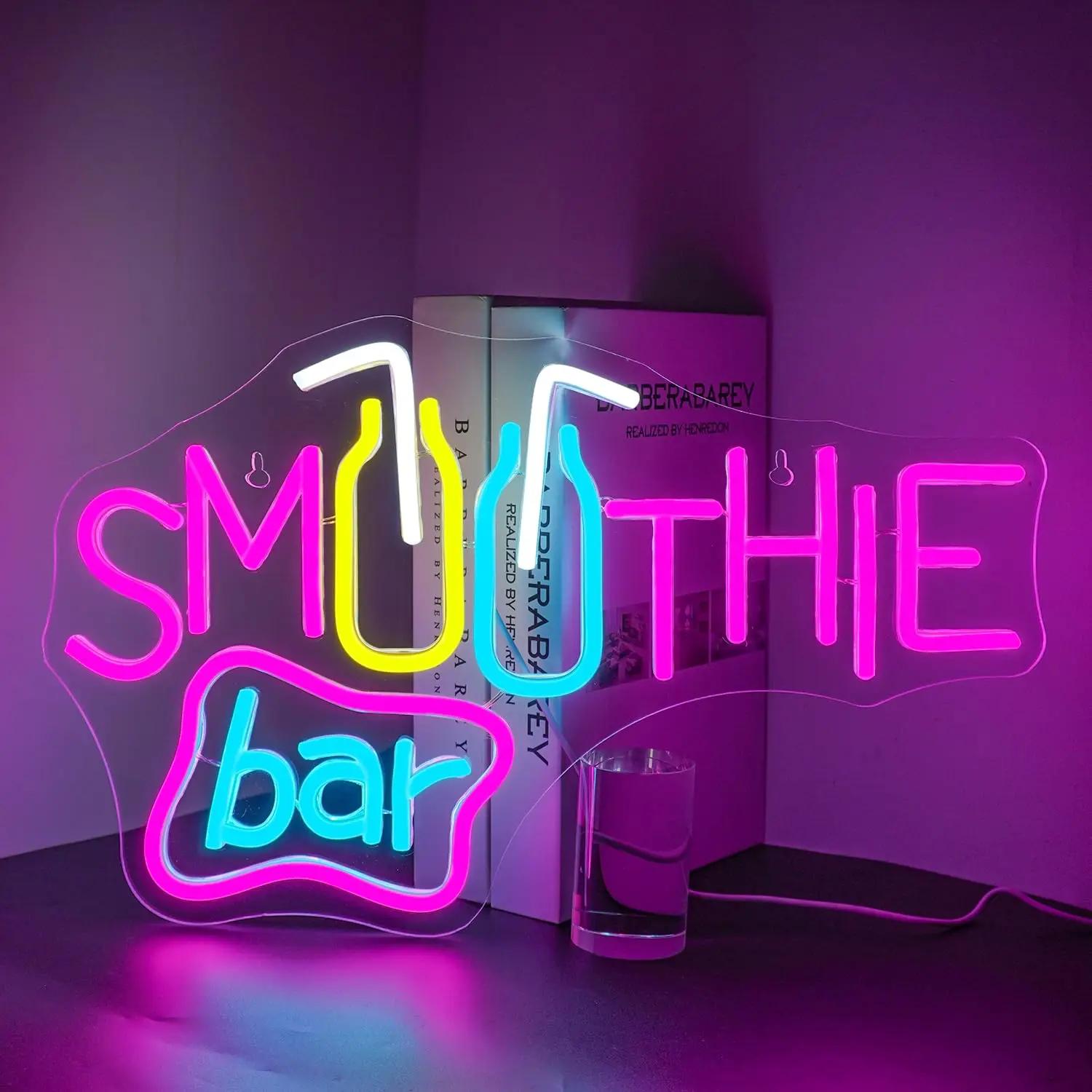 Smoothie Neon Sign for Smoothie Bar Light for Kitchen Cafe Food Bar Cooking Dining Room Luncheonette Bistro Party Decoration
Smoothie Neon Sign for Smoothie Bar Light for Kitchen Cafe Food Bar Cooking Dining Room Luncheonette Bistro Party Decoration