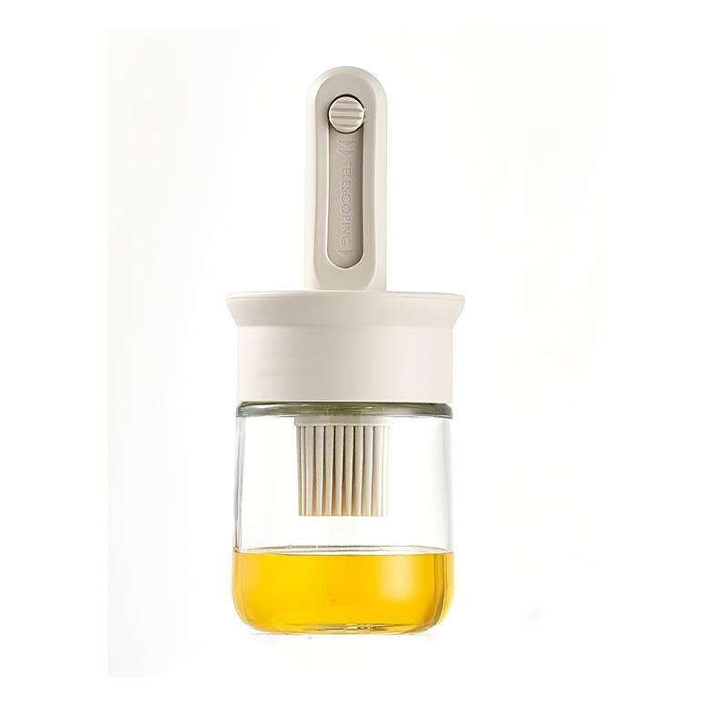 Silicone Brush Oil Dispenser Kitchen Oil Brush 2-In-1 Oil Bottle with Silicone Basting Brush Ideal for Cooking Vinegar білий
Silicone Brush Oil Dispenser Kitchen Oil Brush 2-In-1 Oil Bottle with Silicone Basting Brush Ideal for Cooking Vinegar білий