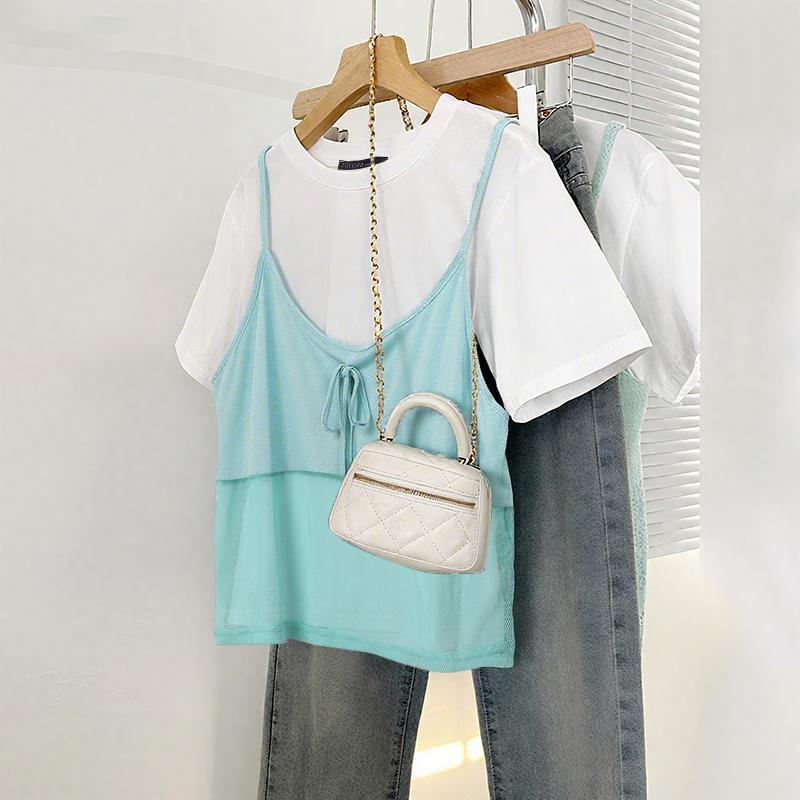 ZANZEA Women Casual Round Neck Patchwork Short Sleeve T-shirt S зелений
ZANZEA Women Casual Round Neck Patchwork Short Sleeve T-shirt S зелений
