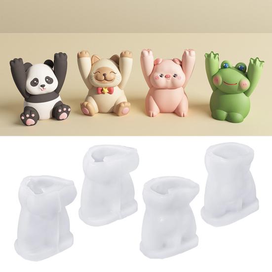 Yousheng Encouragement Animal Molds Panda Frog Cat Shape Molds Silicone DIY Craft Kit for Resin Plaster Motivational Signs Message Clip Mold A
Yousheng Encouragement Animal Molds Panda Frog Cat Shape Molds Silicone DIY Craft Kit for Resin Plaster Motivational Signs Message Clip Mold A