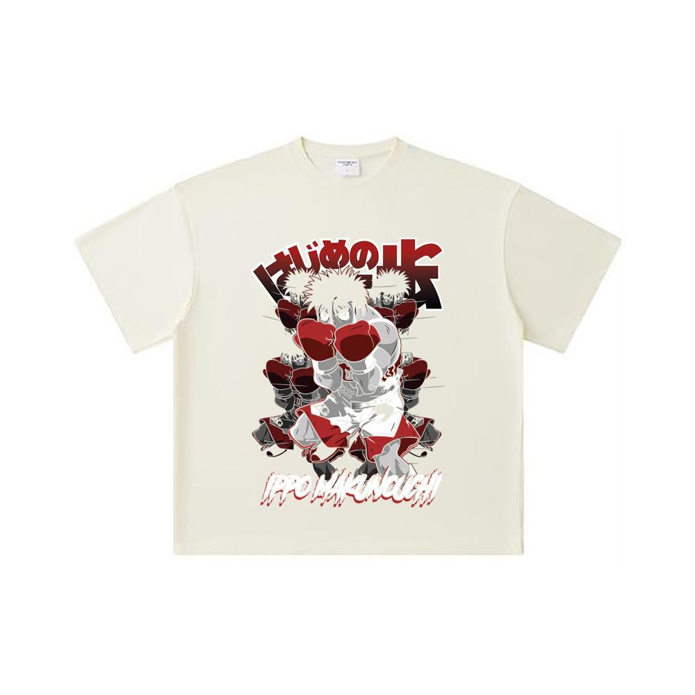 260 GSM Double Yarn 32 Count 100% Cotton Hajime no Ippo V11 Ippo Print Unisex Heavy Cotton T Shirt S
260 GSM Double Yarn 32 Count 100% Cotton Hajime no Ippo V11 Ippo Print Unisex Heavy Cotton T Shirt S