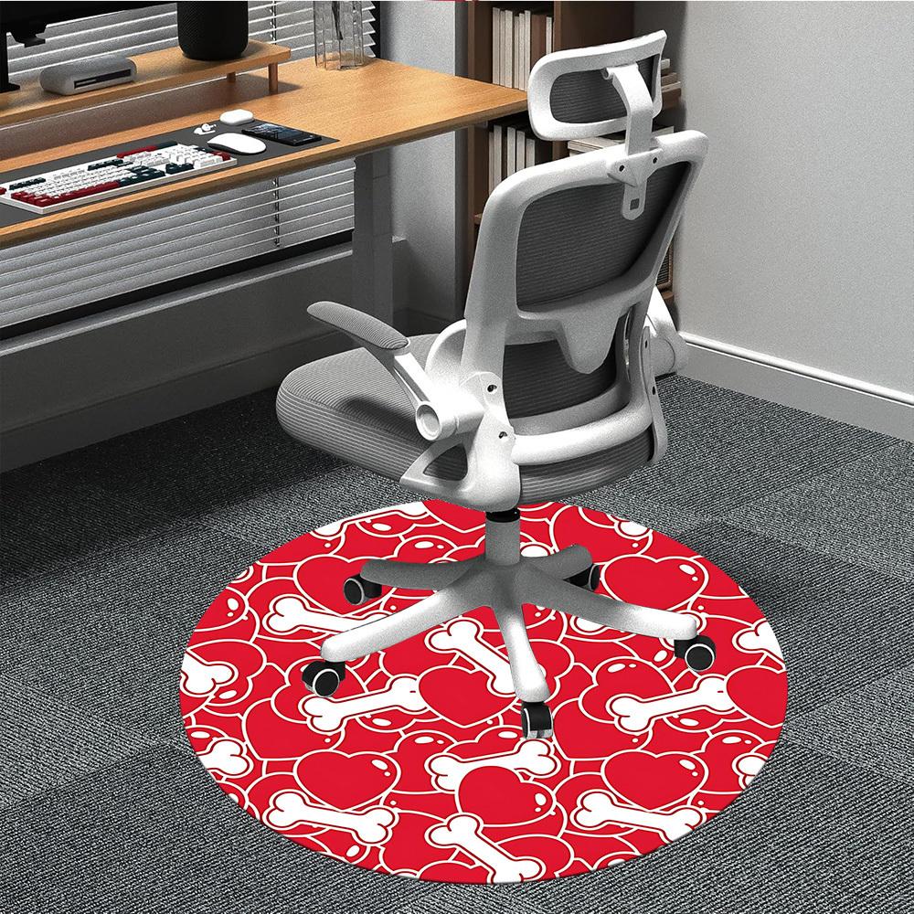 1pc Heart Bone Pattern Chair Carpet for Office Machine Washable Rug for Office, Good Gift for Family or Friends yy251225194 80cm by 80cm
1pc Heart Bone Pattern Chair Carpet for Office Machine Washable Rug for Office, Good Gift for Family or Friends yy251225194 80cm by 80cm