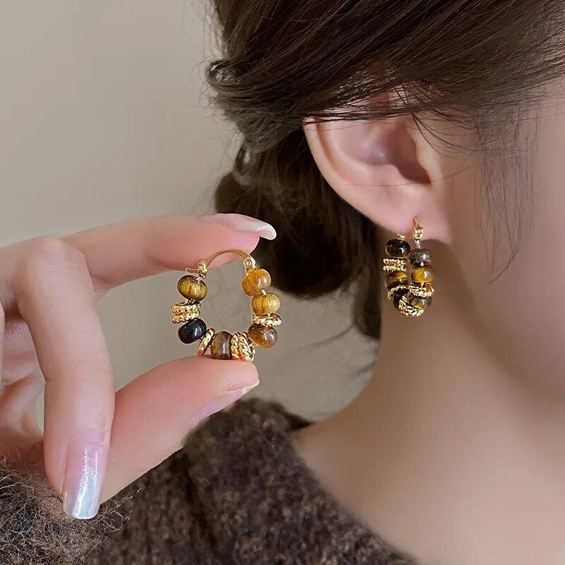Винтажные серьги для женщин, простые серьги-кольца, темпераментные индивидуальные универсальные ювелирные изделия для женщин
Винтажные серьги для женщин, простые серьги-кольца, темпераментные индивидуальные универсальные ювелирные изделия для женщин