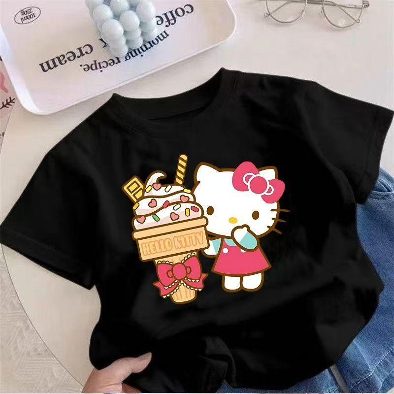 Sanrios 2026 Summer New Design HelloKitty Graffiti Cartoon Print Pure Cotton Breathable Childrens ShortSleeved TShirt S
Sanrios 2026 Summer New Design HelloKitty Graffiti Cartoon Print Pure Cotton Breathable Childrens ShortSleeved TShirt S