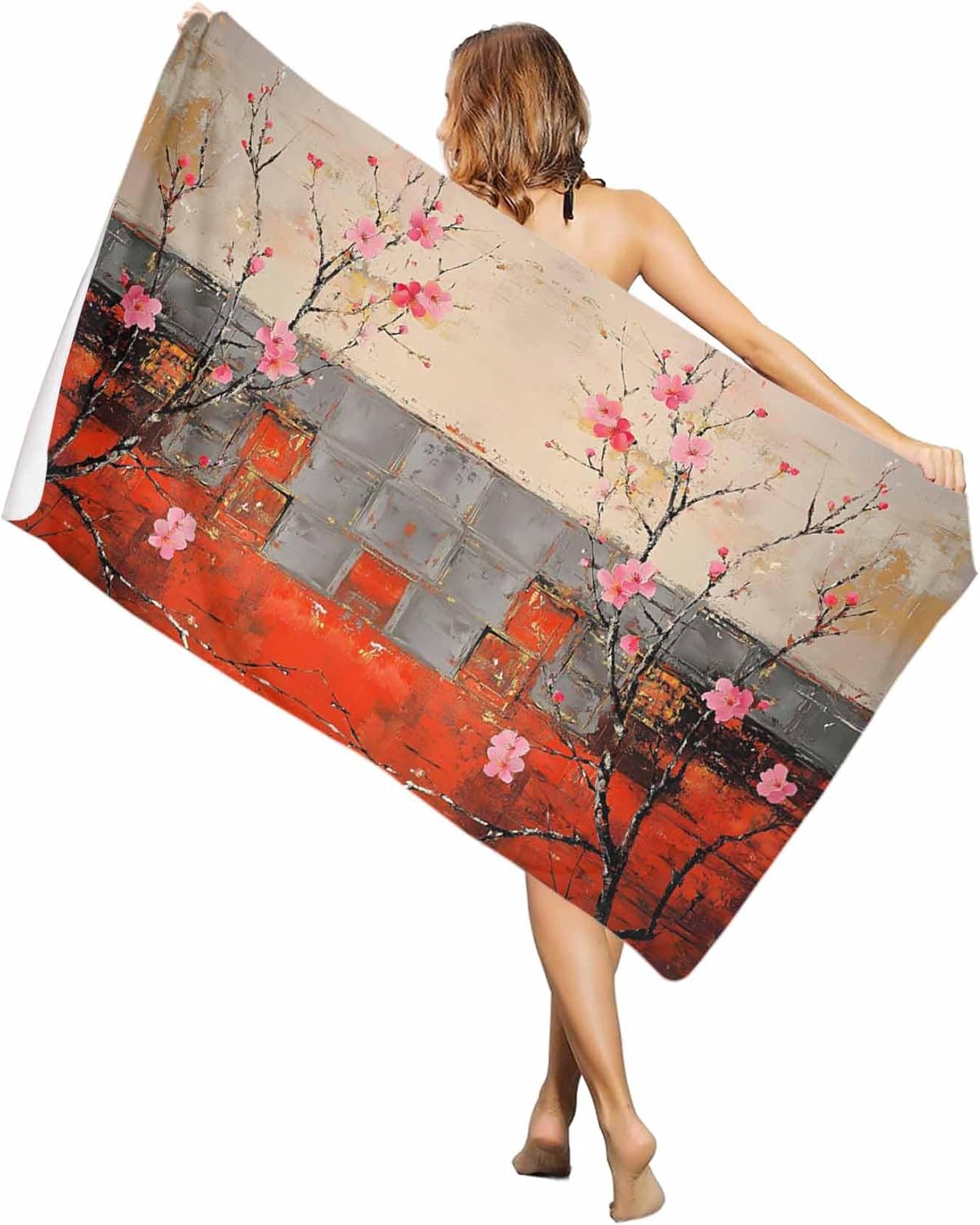 Plum Blossom Beach Towel, Sandproof Large Beach Towels for Adults, Retro Flowers Country Nostalgic Quick Dry Pool Yoga Swim W30*H60(CM)
Plum Blossom Beach Towel, Sandproof Large Beach Towels for Adults, Retro Flowers Country Nostalgic Quick Dry Pool Yoga Swim W30*H60(CM)