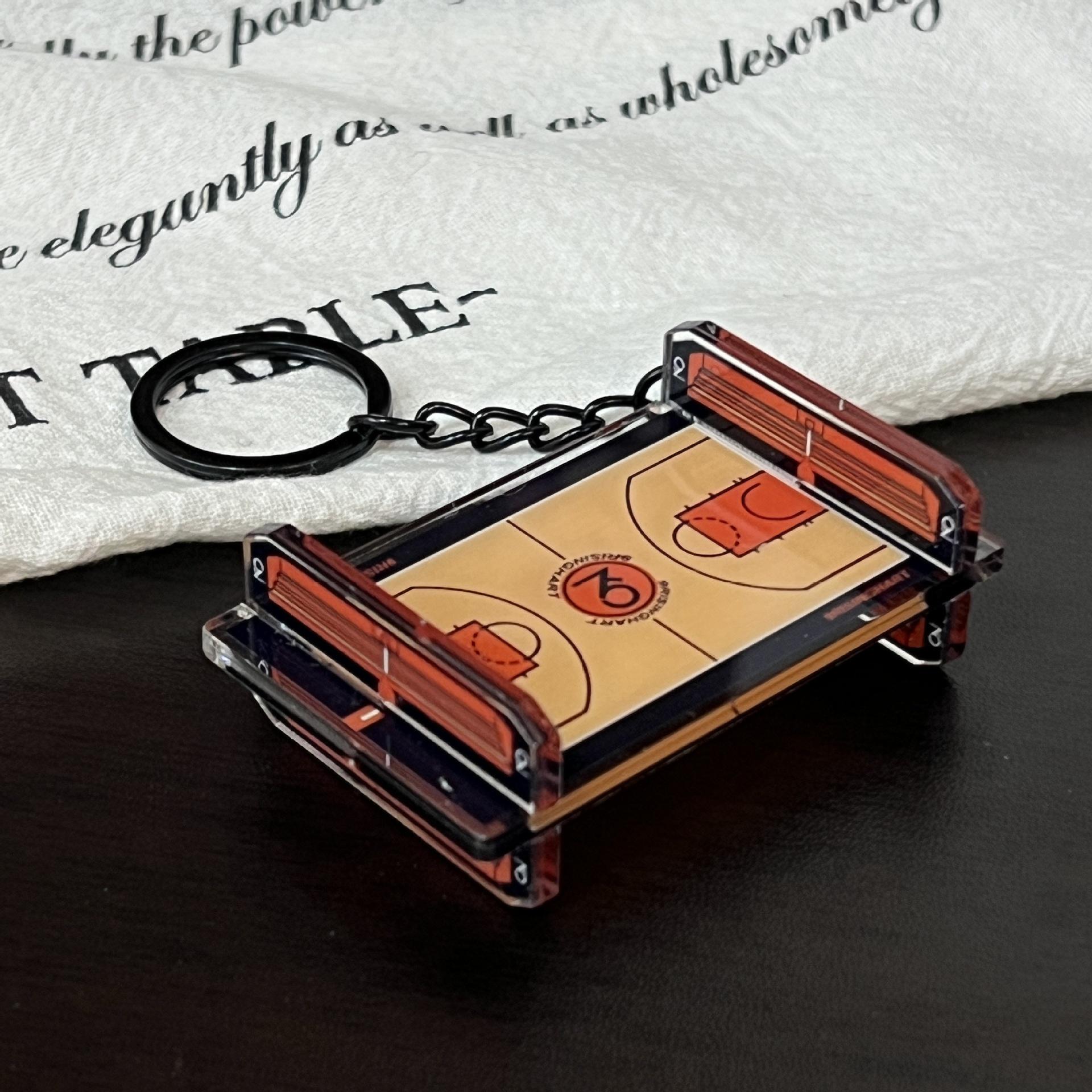 3D Acrylic Basketball Court Keychain - Creative Sports Bag Pendant Gift
3D Acrylic Basketball Court Keychain - Creative Sports Bag Pendant Gift