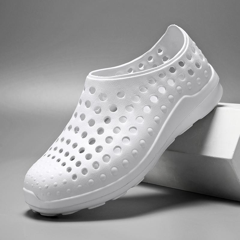 Новые летние туфли большого размера Cave, мягкая верхняя одежда, пляжная обувь, нескользящие, против запаха, спортивные повседневные сандалии Baotou, выдолбленные 36 белый
Новые летние туфли большого размера Cave, мягкая верхняя одежда, пляжная обувь, нескользящие, против запаха, спортивные повседневные сандалии Baotou, выдолбленные 36 белый