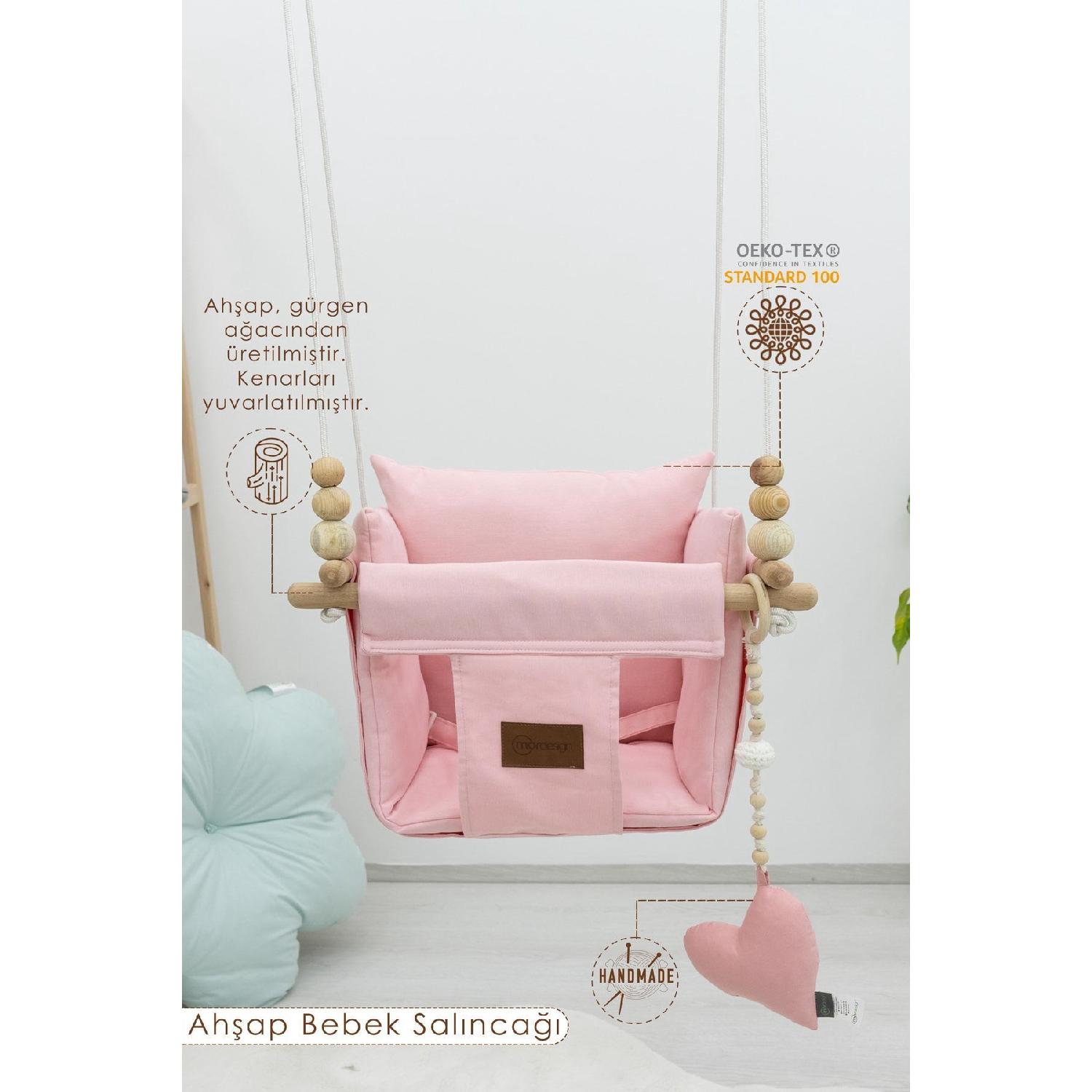 Wooden Baby Swing Hanging On The Ceiling, Pillow And Pillow Children s Home/garden Swing, Pukapuka Series бежевий
Wooden Baby Swing Hanging On The Ceiling, Pillow And Pillow Children s Home/garden Swing, Pukapuka Series бежевий