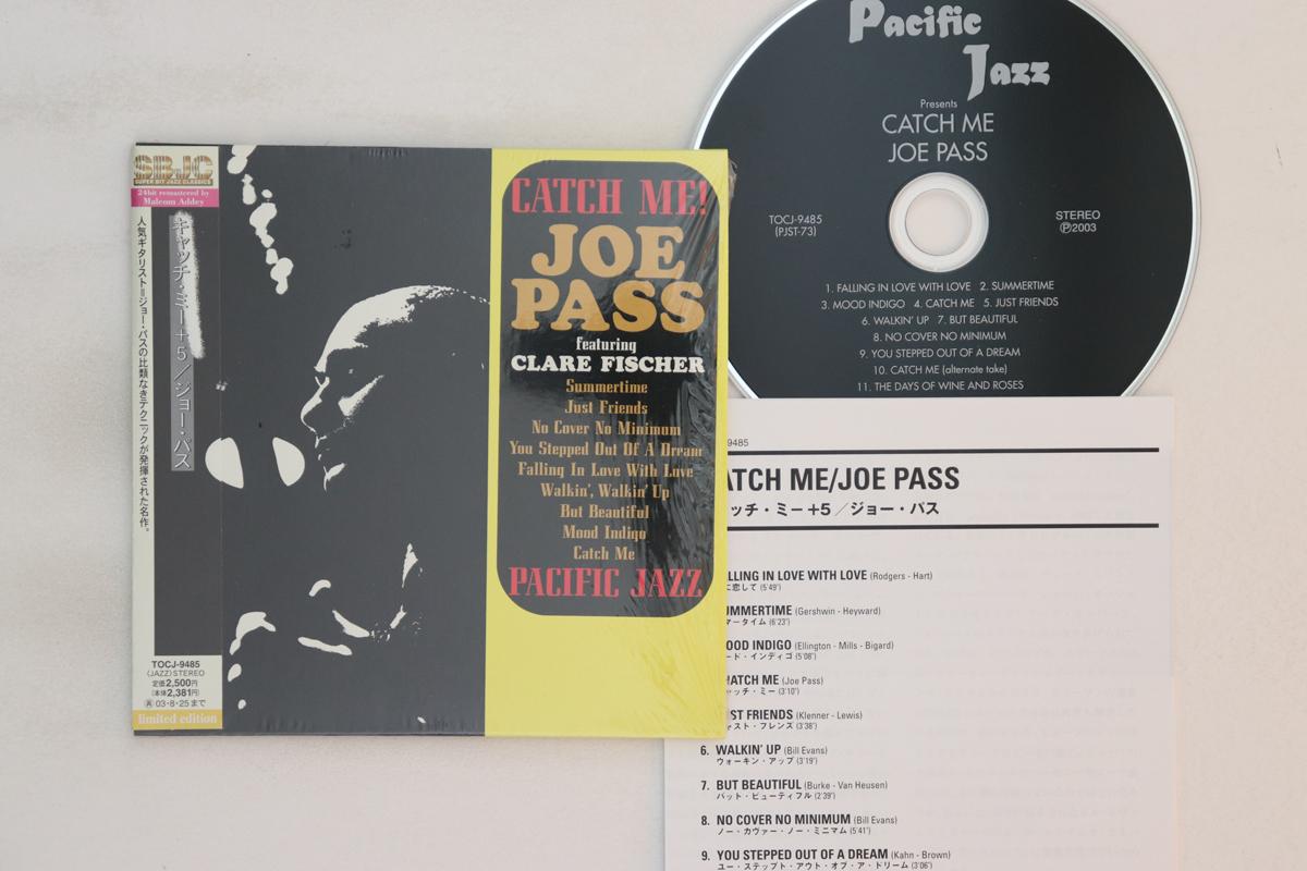 CD JOE PASS - Catch Me! TOCJ9485 UNIVERSAL MUSIC 2003 Japan Obi Jazz Used 
CD JOE PASS - Catch Me! TOCJ9485 UNIVERSAL MUSIC 2003 Japan Obi Jazz Used