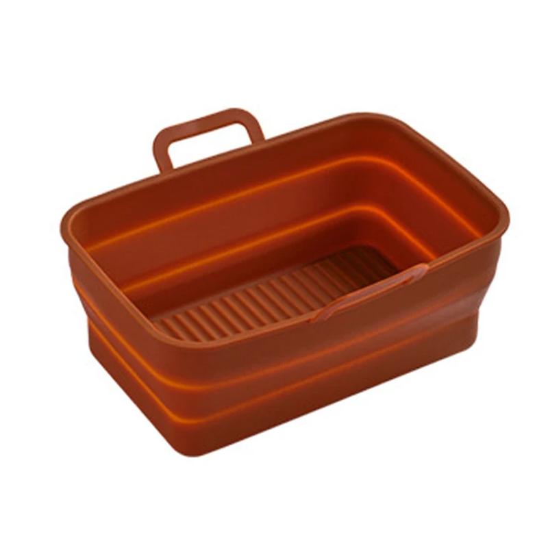 2 шт. силиконовый противень для фритюрницы, складной противень, корзина для выпечки, термостойкие аксессуары для аэрофритюрницы, силиконовый вкладыш для аэрофритюрницы
2 шт. силиконовый противень для фритюрницы, складной противень, корзина для выпечки, термостойкие аксессуары для аэрофритюрницы, силиконовый вкладыш для аэрофритюрницы