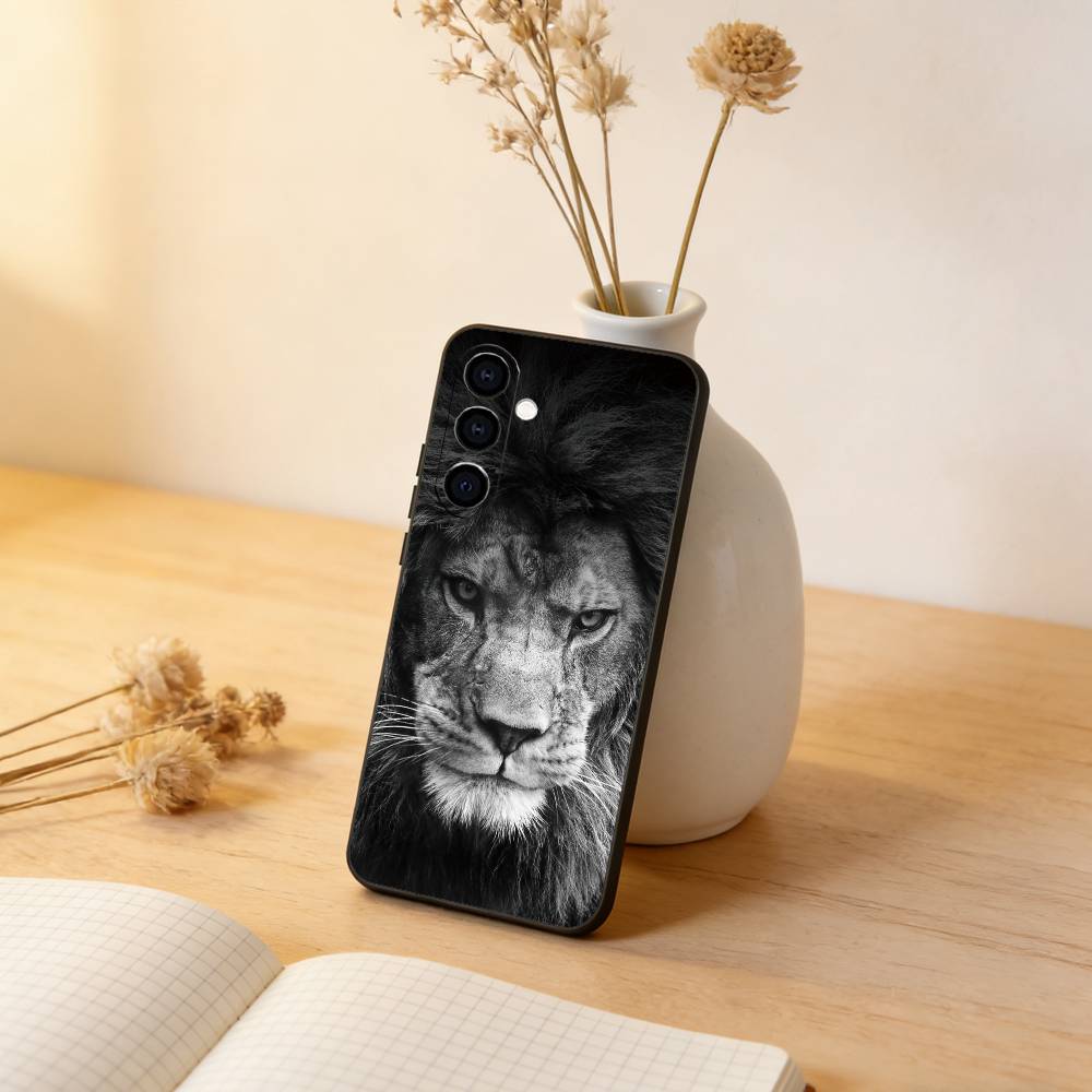 Animal The Lion Phone Case Black Silicone Soft For Samsung Galaxy A73,A72,A71,A70,A53,A52,A51 Samsung a41
Animal The Lion Phone Case Black Silicone Soft For Samsung Galaxy A73,A72,A71,A70,A53,A52,A51 Samsung a41