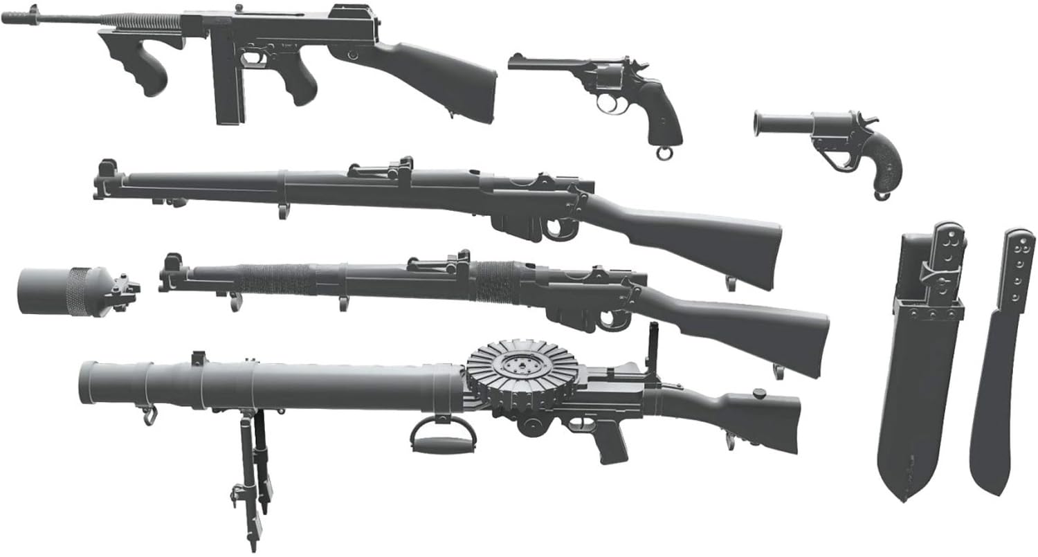 Thunder Model 1/35 British Long Range Desert Group (LRDG) Weapons Set Vol.1 3D Printer Kit TBF3502
Thunder Model 1/35 British Long Range Desert Group (LRDG) Weapons Set Vol.1 3D Printer Kit TBF3502