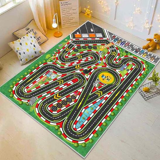 Green Kids Racing Rug Car Road Kid Rug Carpet Playoom Traffic Road Kid Play Mat Bedroom Kids City Traffic Road Map Fun Carpet 40X60cm
Green Kids Racing Rug Car Road Kid Rug Carpet Playoom Traffic Road Kid Play Mat Bedroom Kids City Traffic Road Map Fun Carpet 40X60cm