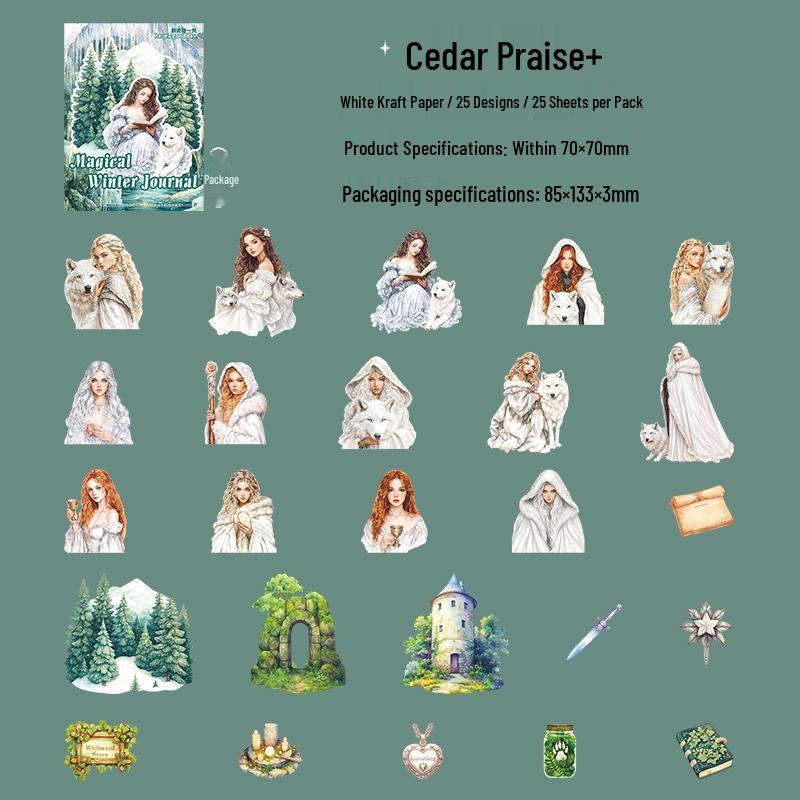Magical Winter Scenery Stickers: Beautiful Day Journal Decor
Magical Winter Scenery Stickers: Beautiful Day Journal Decor