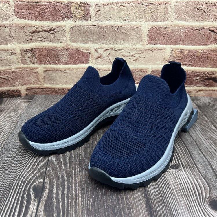 New trendy casual soft-soled socks shoes breathable fly-woven lightweight mother shoes 47 синій
New trendy casual soft-soled socks shoes breathable fly-woven lightweight mother shoes 47 синій