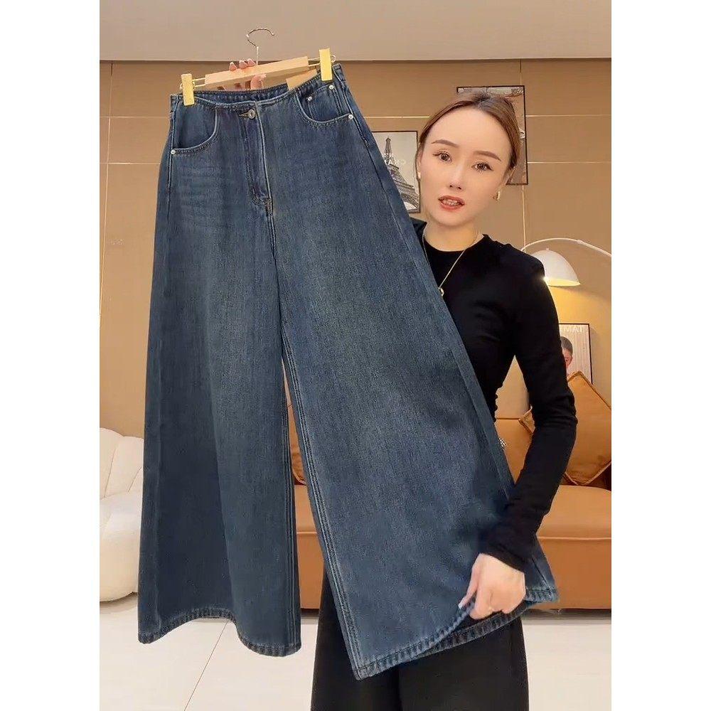 Winter s Popular Plus-Size High-Waisted Wide-Leg Jeans for Women - Velvet, Slimming, Loose, Straight-Leg Pants XL (115-125 lbs)
Winter s Popular Plus-Size High-Waisted Wide-Leg Jeans for Women - Velvet, Slimming, Loose, Straight-Leg Pants XL (115-125 lbs)