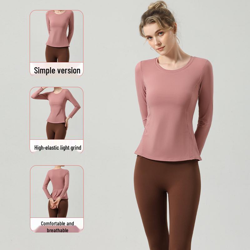 Women s Quick-Dry Long-Sleeve Yoga Top with Chest Pad - 2025 Autumn/Winter Collection L
Women s Quick-Dry Long-Sleeve Yoga Top with Chest Pad - 2025 Autumn/Winter Collection L