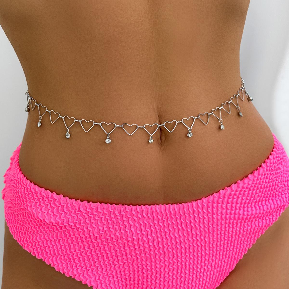 Sexy Vintage Belly Heart Chain Body Chain Crystal Pendant Waist Chain Beads Belt Streetwear Summer Women Fashion Body Zircon
Sexy Vintage Belly Heart Chain Body Chain Crystal Pendant Waist Chain Beads Belt Streetwear Summer Women Fashion Body Zircon