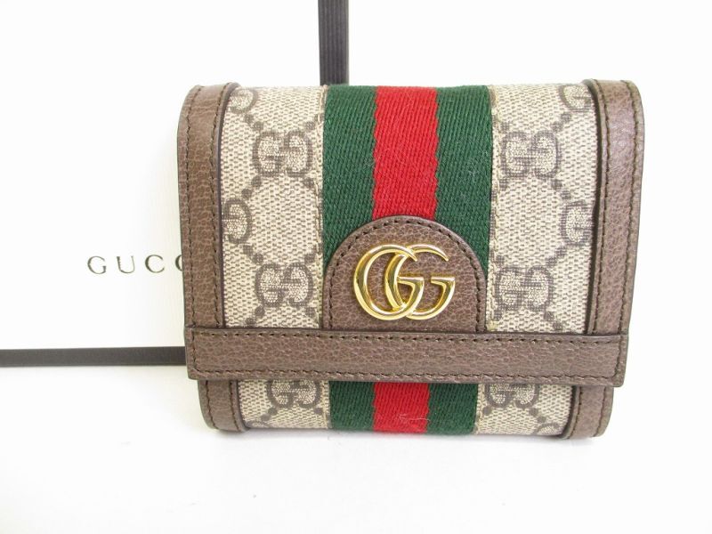 Автентичний GUCCI GG Canvas Brown Leather Trifold Wallet Compact Wallet #8947 Refurbished
Автентичний GUCCI GG Canvas Brown Leather Trifold Wallet Compact Wallet #8947 Refurbished