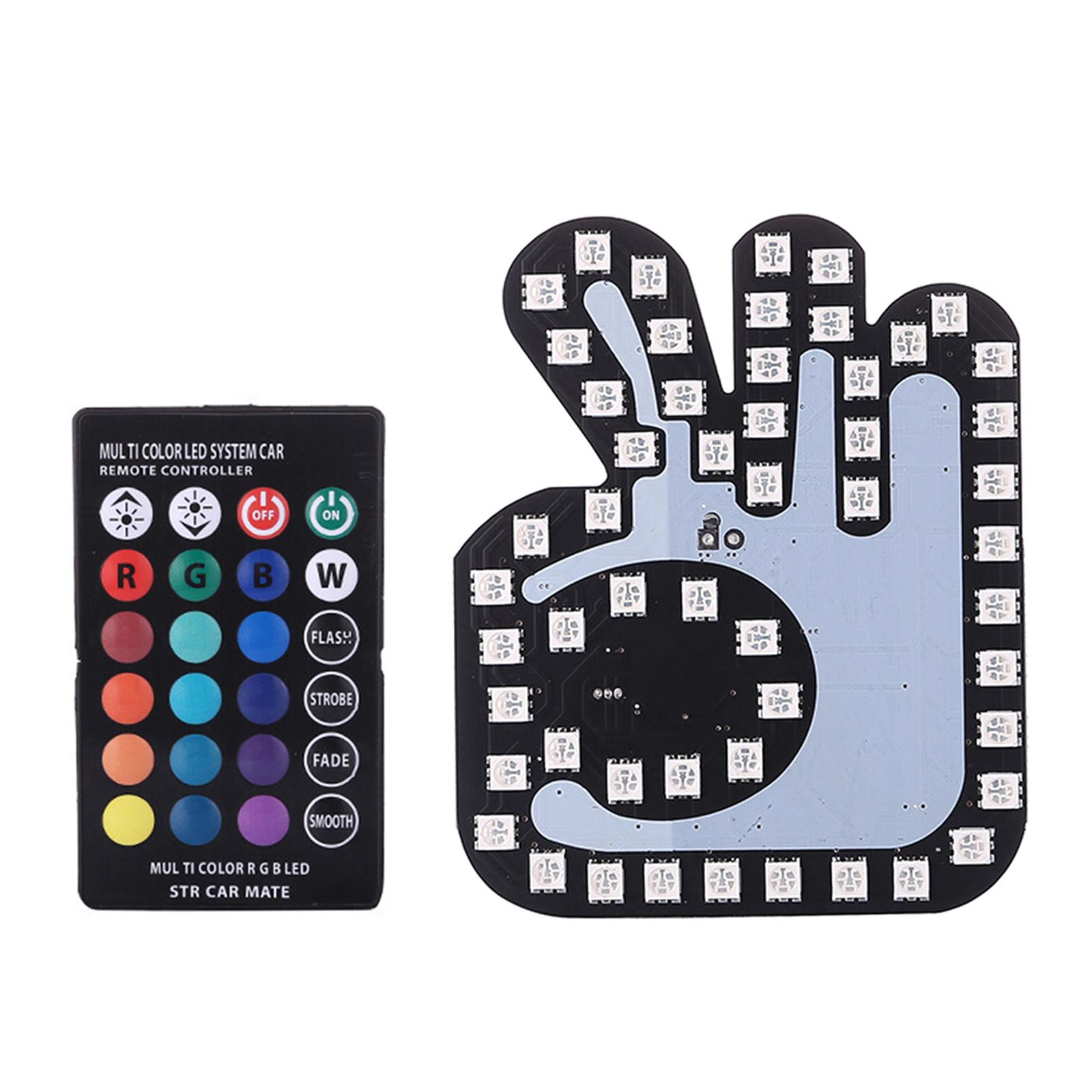 Забавный внутренний предупреждающий стоп-сигнал с управлением жестом руки и пальца с дистанционным управлением для автомобиля, большой палец, победа, ОК, световой знак дорожной ярости C
Забавный внутренний предупреждающий стоп-сигнал с управлением жестом руки и пальца с дистанционным управлением для автомобиля, большой палец, победа, ОК, световой знак дорожной ярости C