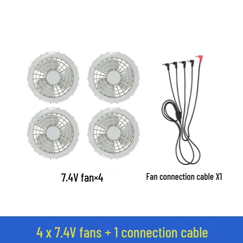 Летний охлаждающий костюм: Рабочая одежда с отражающей защитой от солнца с четырьмя вентиляторами 4XL
Летний охлаждающий костюм: Рабочая одежда с отражающей защитой от солнца с четырьмя вентиляторами 4XL