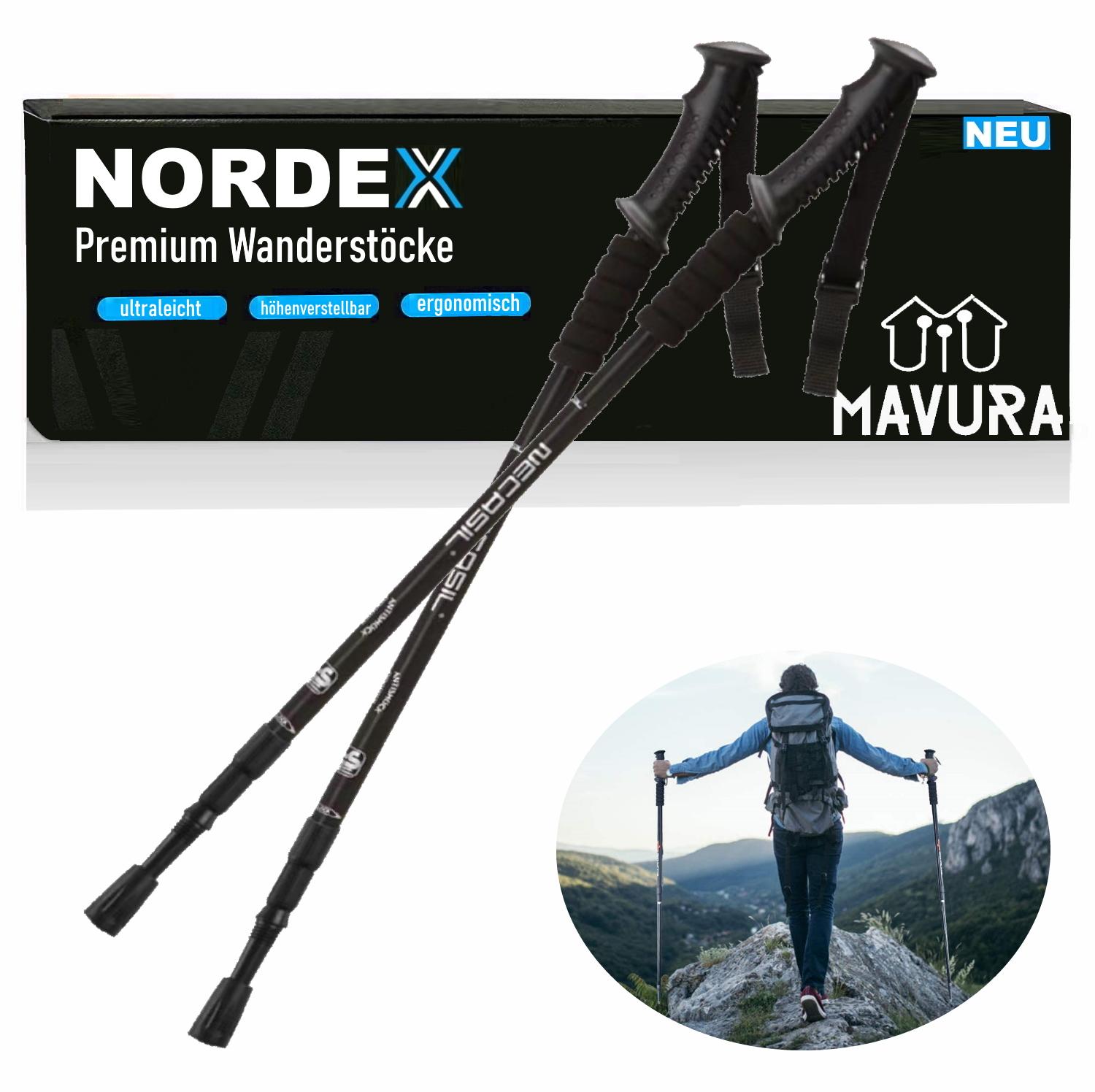 NORDEX hiking poles trekking poles telescopic Nordic walking ultralight aluminum
NORDEX hiking poles trekking poles telescopic Nordic walking ultralight aluminum
