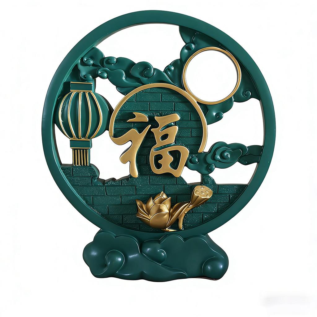 New Chinese Style Fu Character Tabletop Ornament Lucky Fortune Decor for Home Living Room Entrance Office Desk Housewarming Gift
New Chinese Style Fu Character Tabletop Ornament Lucky Fortune Decor for Home Living Room Entrance Office Desk Housewarming Gift