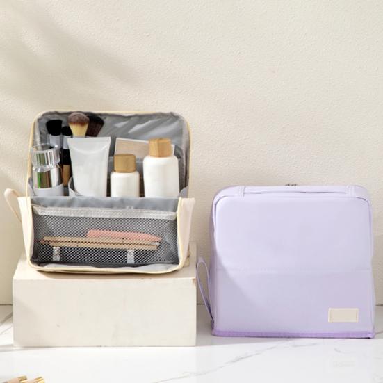 Makeup Bag Large Capacity Zipper Closure Waterproof Multifunctional Travel Toiletry Bag Cosmetic Organizer Case чорний
Makeup Bag Large Capacity Zipper Closure Waterproof Multifunctional Travel Toiletry Bag Cosmetic Organizer Case чорний