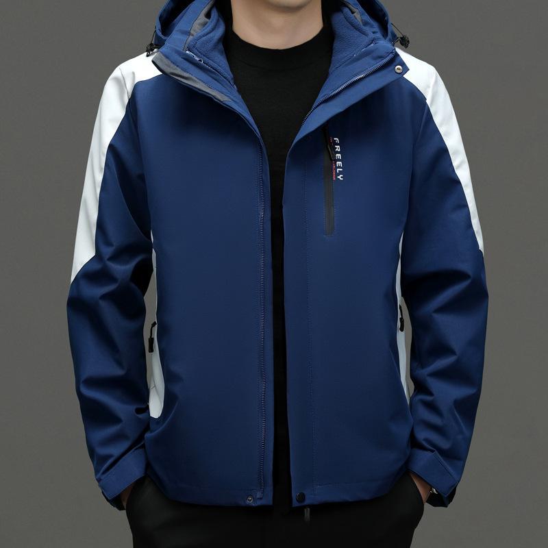 Men s Korean Style 3-in-1 Mountaineering Jacket with Detachable Liner & Hood, Versatile & Windproof for Spring & Autumn XXL
Men s Korean Style 3-in-1 Mountaineering Jacket with Detachable Liner & Hood, Versatile & Windproof for Spring & Autumn XXL
