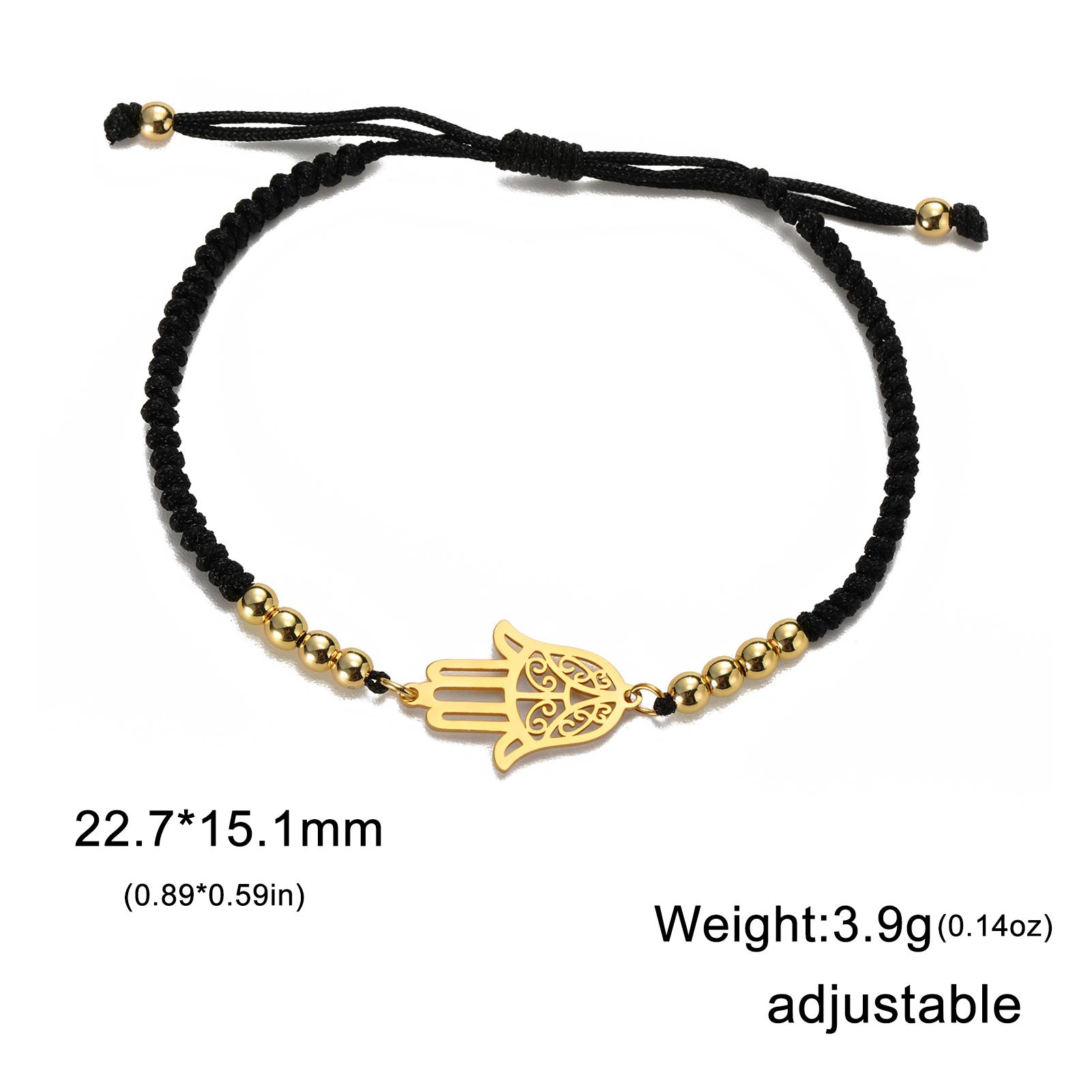 LIKGREAT Classic Hand of Fatima Adjustable Bracelets Lucky Amulet Hamsa Spiritual Jewelry Stainless Steel Men Women Wiccan Gift adjustable
LIKGREAT Classic Hand of Fatima Adjustable Bracelets Lucky Amulet Hamsa Spiritual Jewelry Stainless Steel Men Women Wiccan Gift adjustable