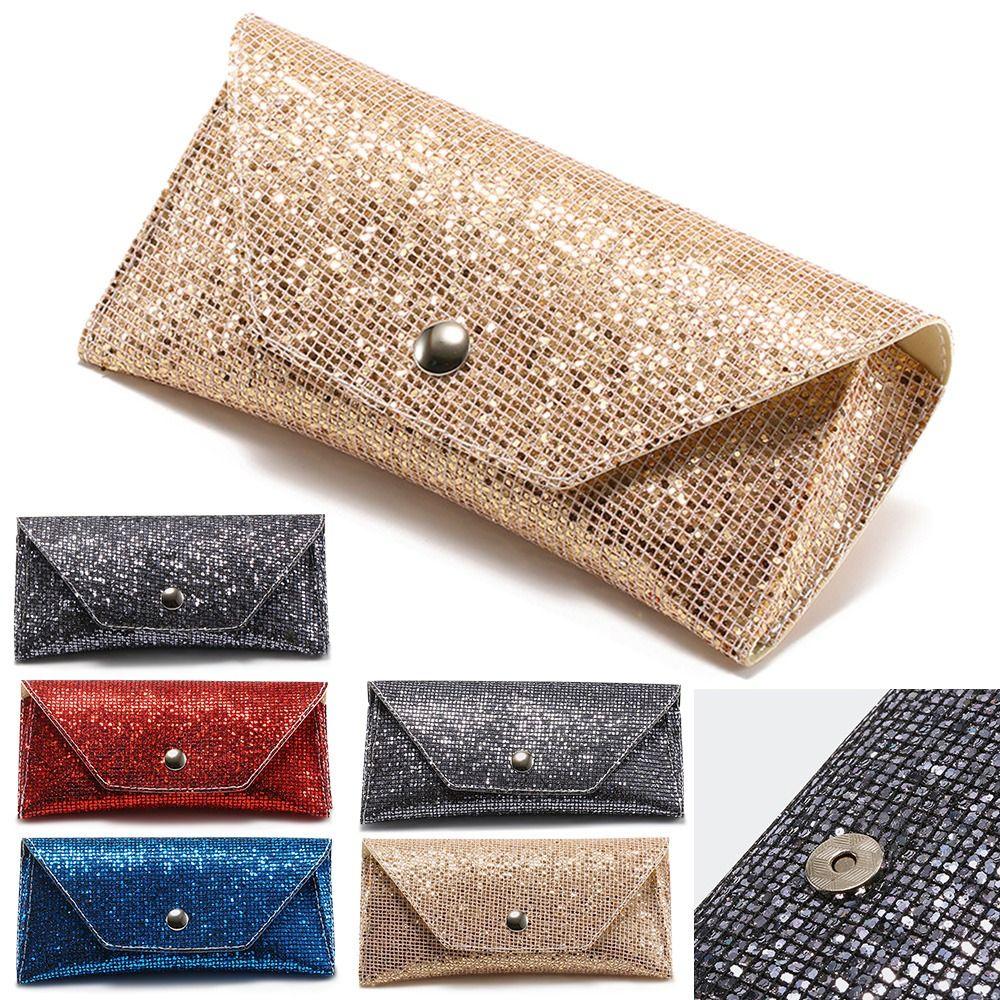 Sequins Leather Portable Spectacle Case Protective Sleeve Sunglasses Storage Box Glasses Case серый
Sequins Leather Portable Spectacle Case Protective Sleeve Sunglasses Storage Box Glasses Case серый