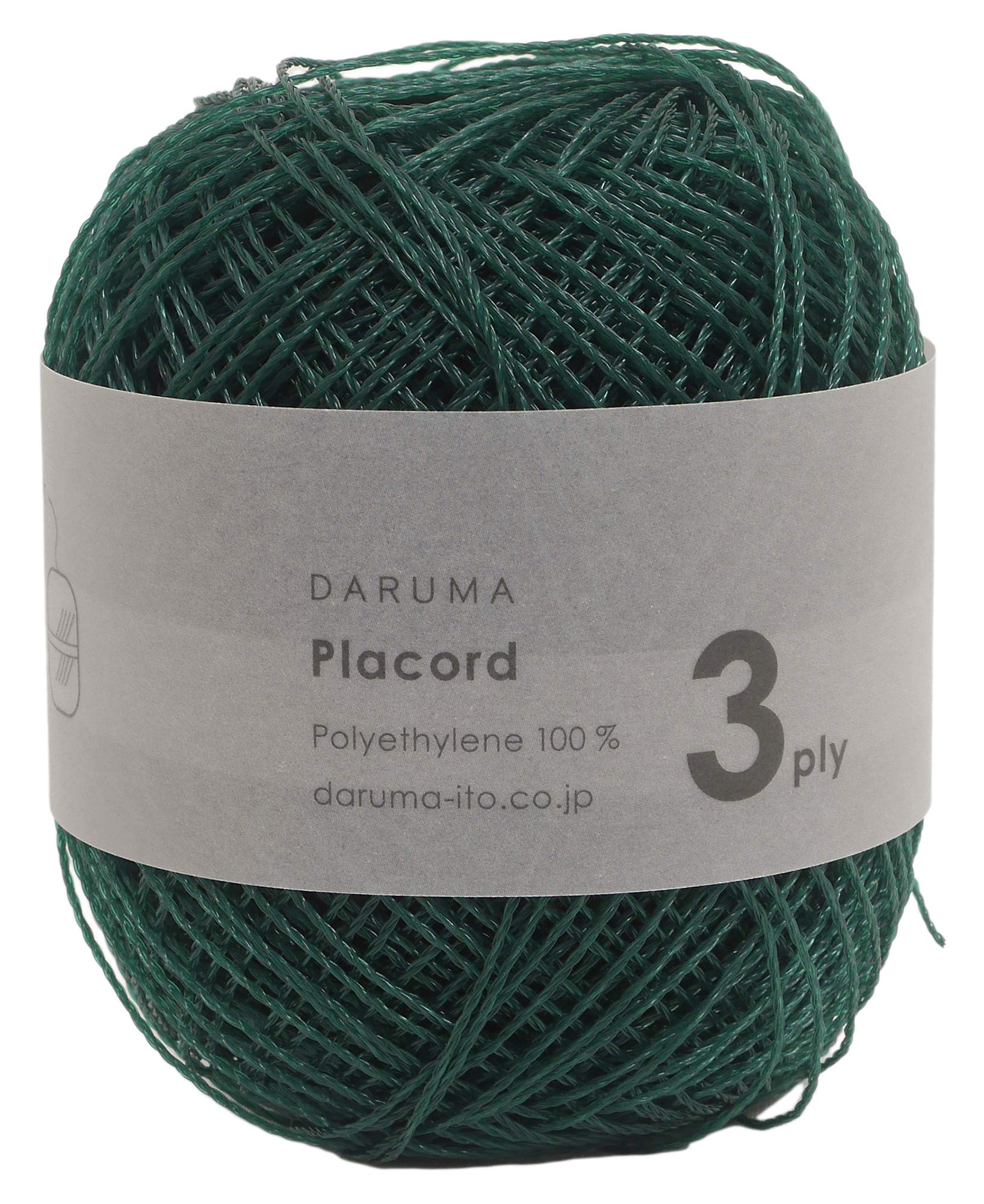 Yokota DARUMA Placord Medium 4230 Three-Ply Yarn, Weight, Col. 7, Green, 40g, Approx. 135m, зелений
Yokota DARUMA Placord Medium 4230 Three-Ply Yarn, Weight, Col. 7, Green, 40g, Approx. 135m, зелений