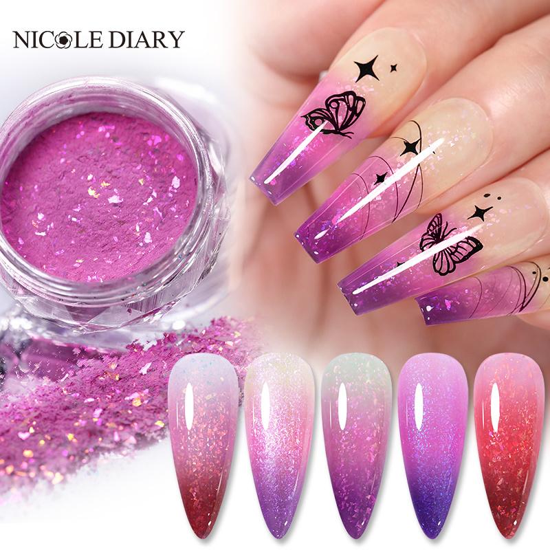 NICOLE DIARY 0,3 г/кор. хлопья термопудра для ногтей блестящие хлопья с блестками температура меняющая цвет маникюрная пудра для ногтей
NICOLE DIARY 0,3 г/кор. хлопья термопудра для ногтей блестящие хлопья с блестками температура меняющая цвет маникюрная пудра для ногтей