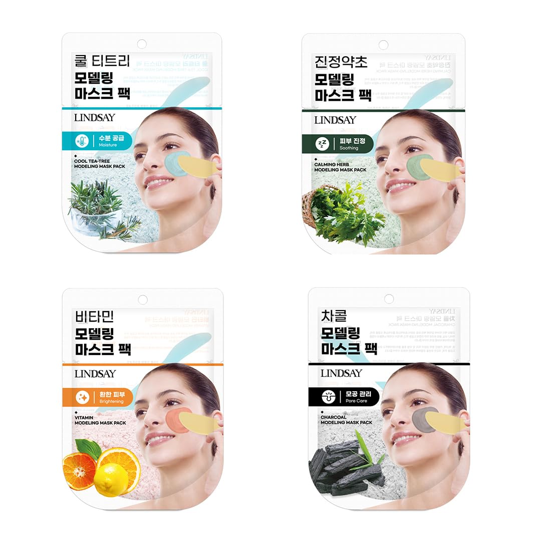 Lindsay Modeling Mask Pack Pouch Type Set Tea 28g x 4 пакетика 4 шт. (Холодное дерево, травы, уголь, витамины)
Lindsay Modeling Mask Pack Pouch Type Set Tea 28g x 4 пакетика 4 шт. (Холодное дерево, травы, уголь, витамины)