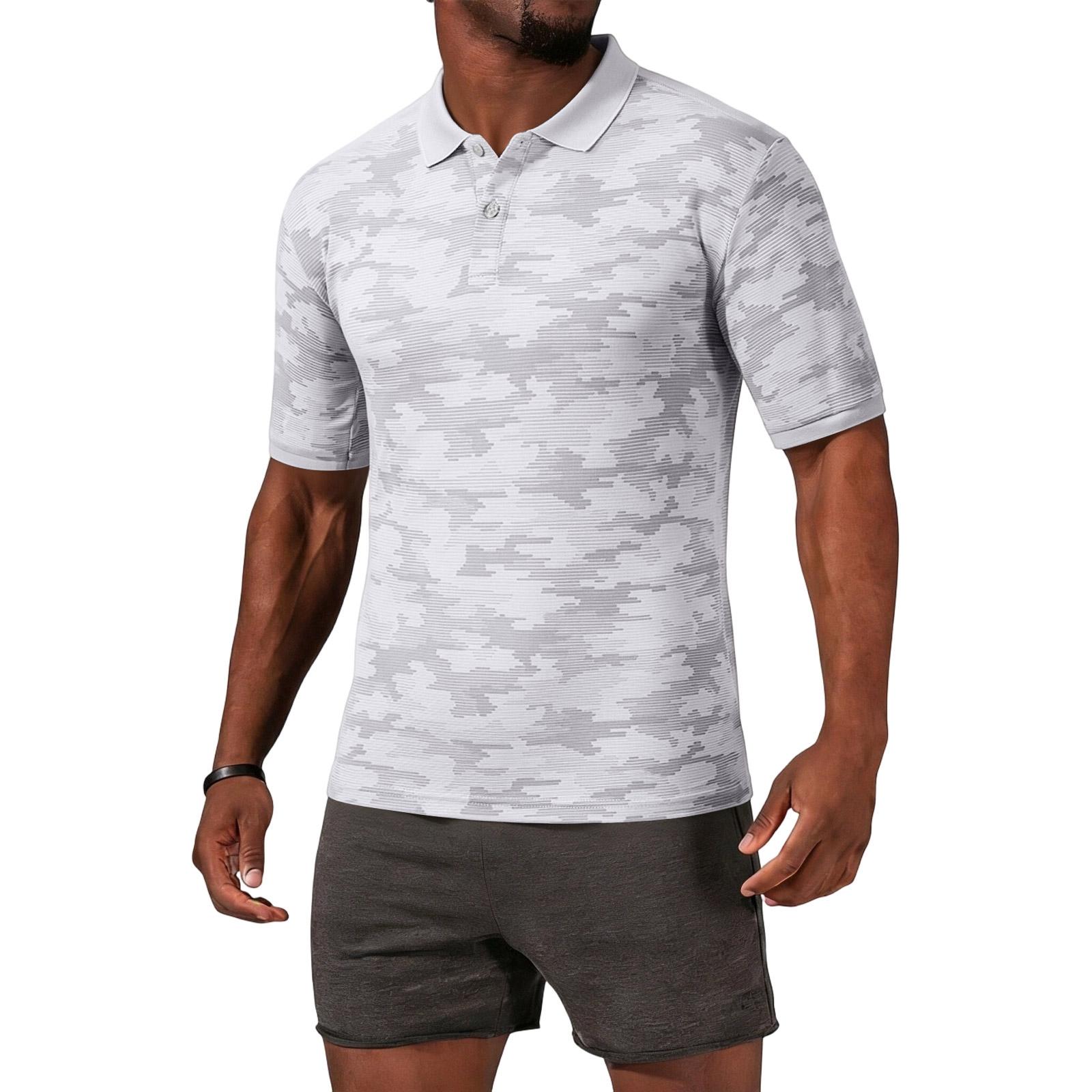 Men s casual lightweight quick-drying short-sleeved T-shirt - Men s camouflage breathable sweat-absorbing cool-feeling sports T-shirt XL білий
Men s casual lightweight quick-drying short-sleeved T-shirt - Men s camouflage breathable sweat-absorbing cool-feeling sports T-shirt XL білий