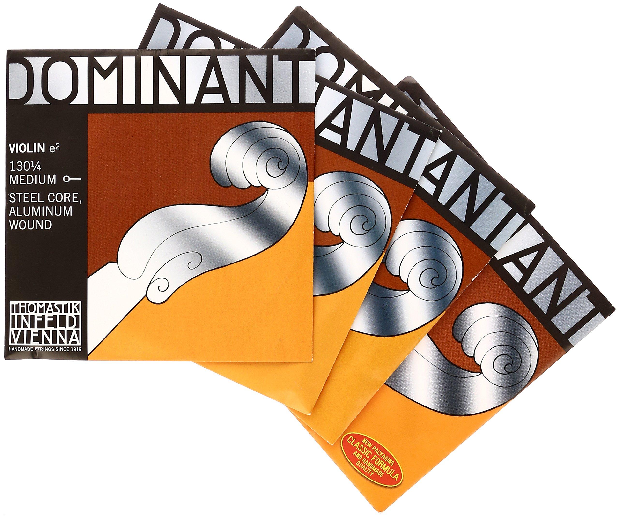 Thomastique Violin strings Dominant G string 4 types set Medium tension 135 E, A, D, 1/4 1/4
Thomastique Violin strings Dominant G string 4 types set Medium tension 135 E, A, D, 1/4 1/4