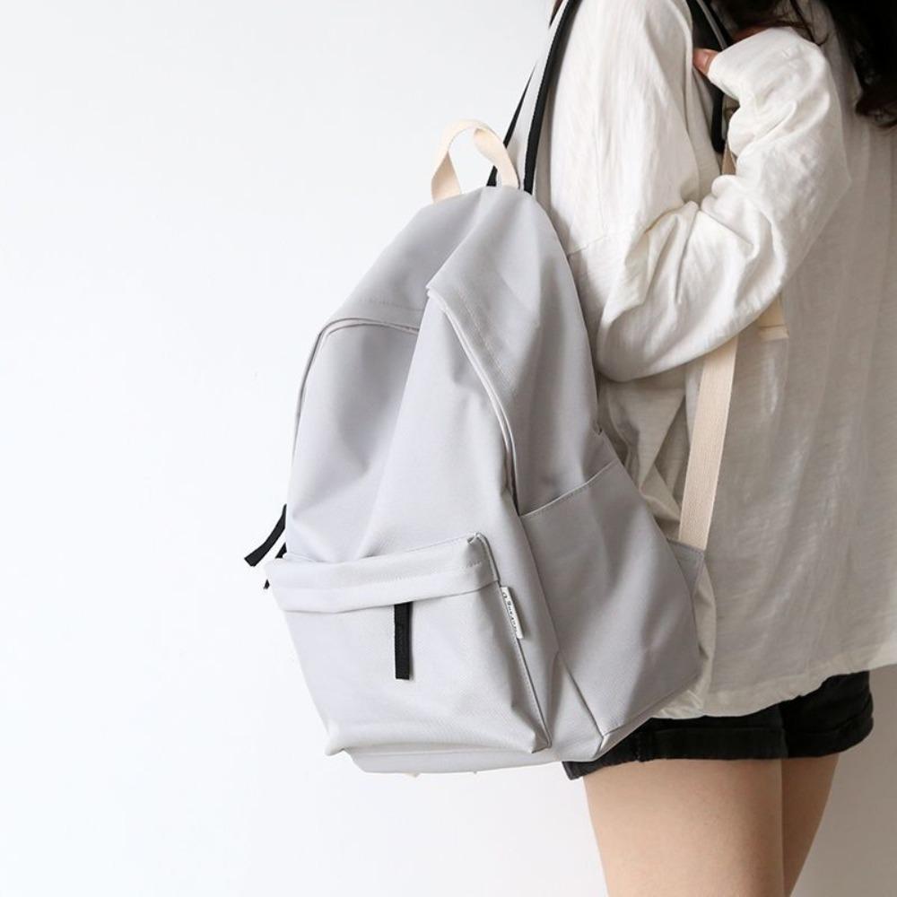 Ruofeng size solid color canvas schoolbag men s backpack women s Korean version high school backpack middle school students versatile
Ruofeng size solid color canvas schoolbag men s backpack women s Korean version high school backpack middle school students versatile
