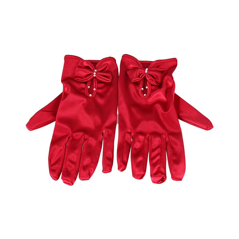 Women Bridal Sun Protection Pearl Red Wedding Bridal Gloves Satin Mittens Women Gloves Bow Gloves 
Women Bridal Sun Protection Pearl Red Wedding Bridal Gloves Satin Mittens Women Gloves Bow Gloves