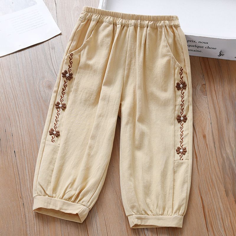 Укороченные брюки для девочек на лето, тонкий дизайн для малышей, новый стиль для детских малышей, хлопок для летней одежды для девочек 140 хаки
Укороченные брюки для девочек на лето, тонкий дизайн для малышей, новый стиль для детских малышей, хлопок для летней одежды для девочек 140 хаки