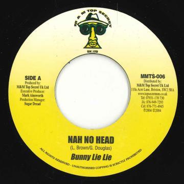 7inch Record BUNNY LIE LIE Nah No Head MMTS006 MM Top Secret UK Reggae Ska Dub Used
7inch Record BUNNY LIE LIE Nah No Head MMTS006 MM Top Secret UK Reggae Ska Dub Used