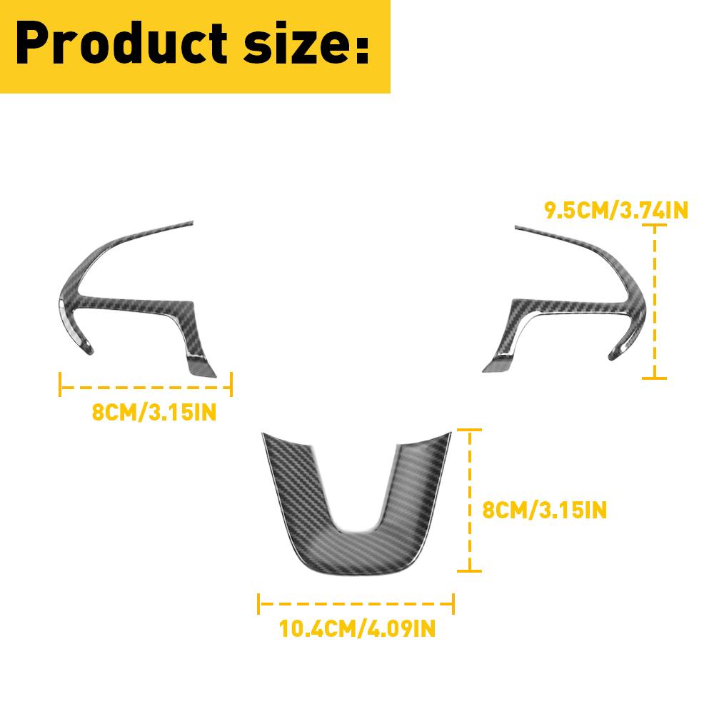 Для Dodge Charger Challenger Durango 2015 2016 2017 2018 2022 Jeep Автомобильная накладка на руль автомобиля 3Pcs Black Set
Для Dodge Charger Challenger Durango 2015 2016 2017 2018 2022 Jeep Автомобильная накладка на руль автомобиля 3Pcs Black Set