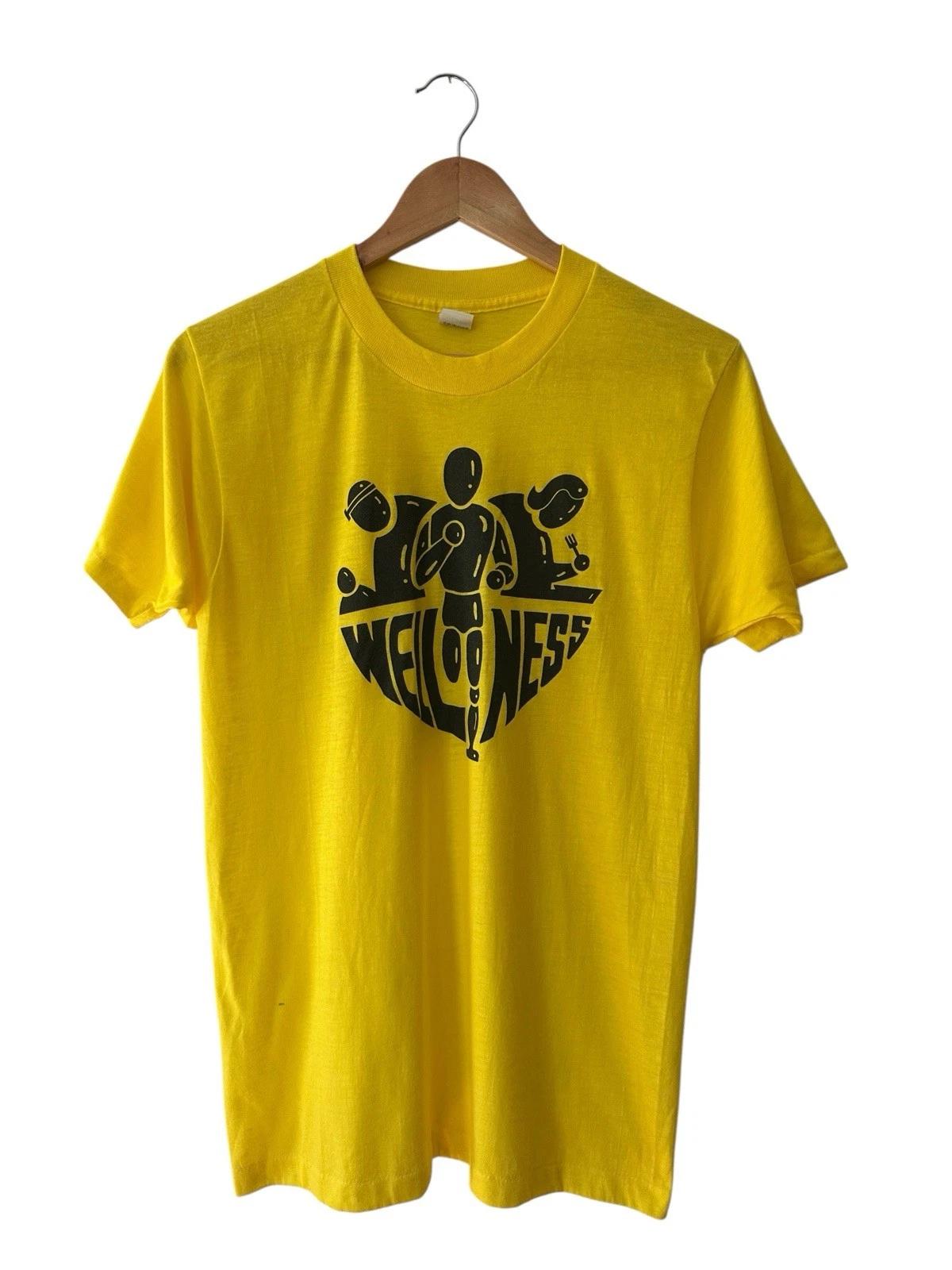 Vintage Wellness T Shirt Men’s Small Yellow Health USA Single Stitch M
Vintage Wellness T Shirt Men’s Small Yellow Health USA Single Stitch M