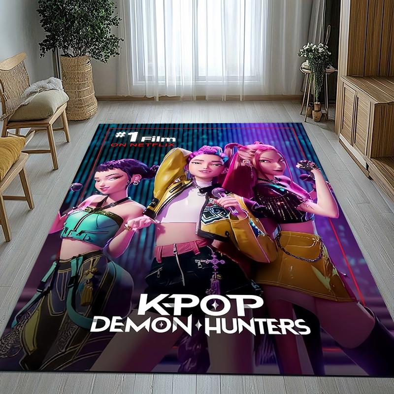 K-Pop Demon Hunters Golden Saja Boys Living Room Non-Slip Area Rug Soft Carpet for Bedroom Playroom Sofa,Home Decor Doormat 40x60cm
K-Pop Demon Hunters Golden Saja Boys Living Room Non-Slip Area Rug Soft Carpet for Bedroom Playroom Sofa,Home Decor Doormat 40x60cm