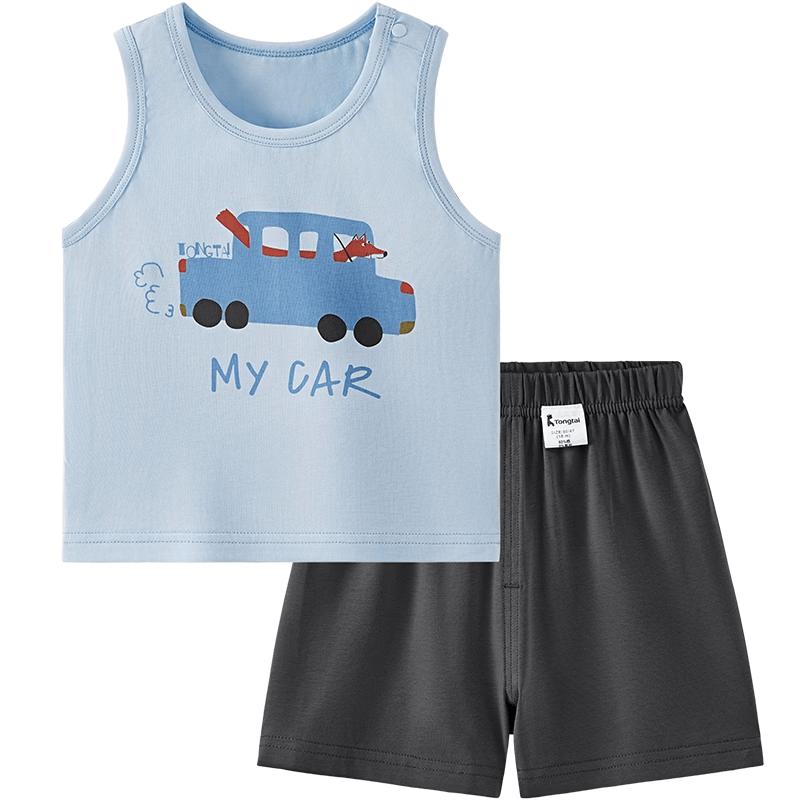TONGTAI Unisex Baby Summer Sleeveless Vest & Shorts Set 120cm
TONGTAI Unisex Baby Summer Sleeveless Vest & Shorts Set 120cm
