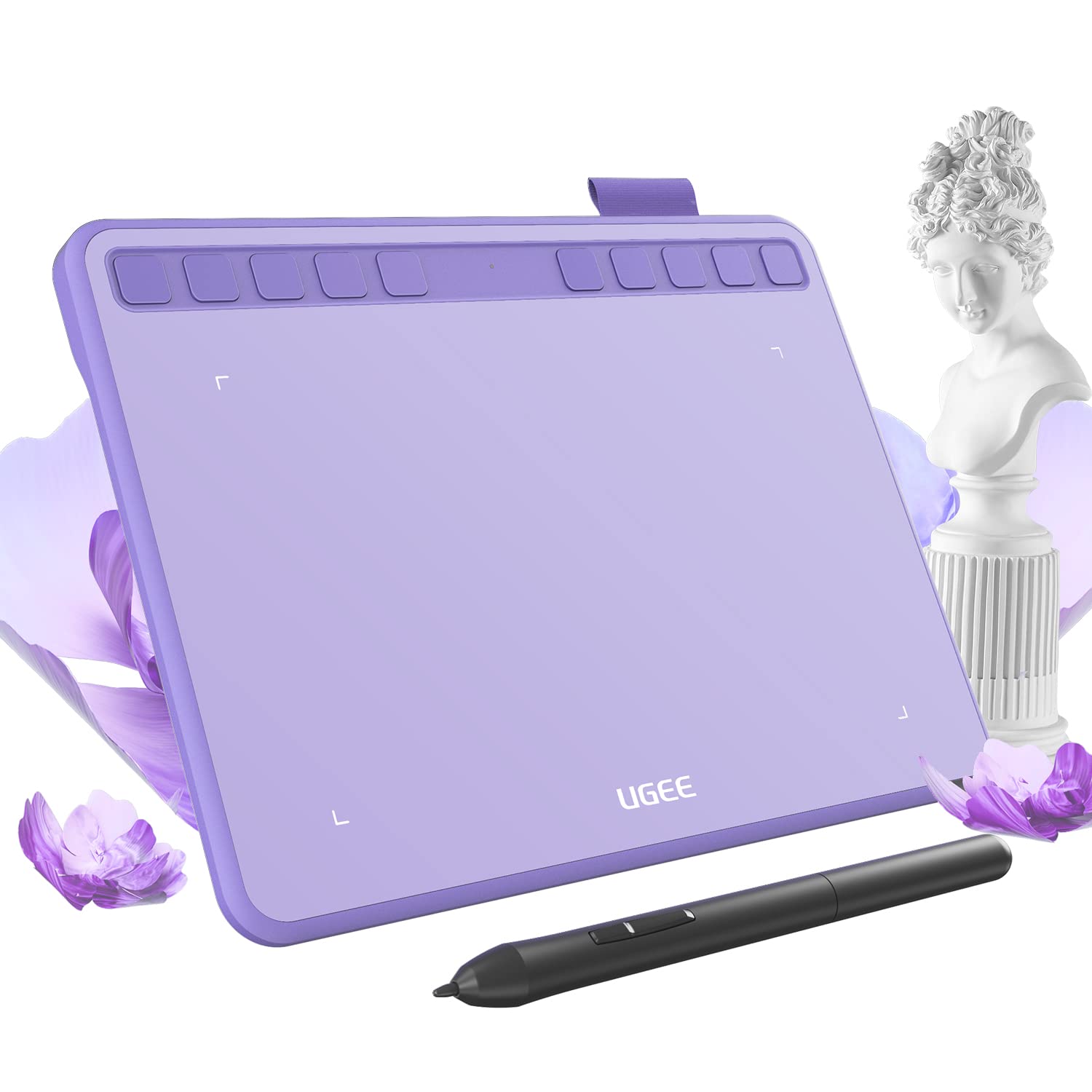 UGEE Pen Tablet S640 Board Tab x 4 inches 10 Shortcut Keys 8192 Levels of Pen Pressure Drawing No Charging Required Pen OTG Adapter Included For
UGEE Pen Tablet S640 Board Tab x 4 inches 10 Shortcut Keys 8192 Levels of Pen Pressure Drawing No Charging Required Pen OTG Adapter Included For