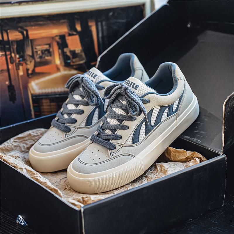 Мужская мода, повседневная низкая обувь для скейтбординга, удобные кроссовки для мальчиков, студенты, трендовая мягкая подошва, классическая дышащая нескользящая спортивная обувь 44 синий/серый
Мужская мода, повседневная низкая обувь для скейтбординга, удобные кроссовки для мальчиков, студенты, трендовая мягкая подошва, классическая дышащая нескользящая спортивная обувь 44 синий/серый