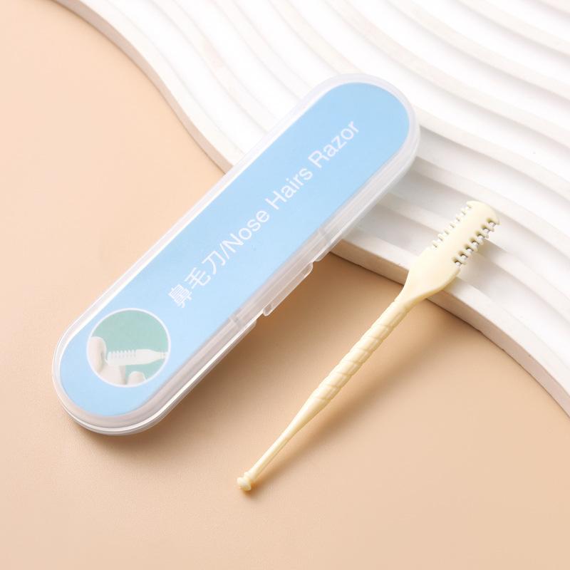 1/2pcs Manual Nose Hair Trimmer Set. 360° Rotating Trimmer, Double-Sided Blade, Easy to Clean, Made of Plastic Material
1/2pcs Manual Nose Hair Trimmer Set. 360° Rotating Trimmer, Double-Sided Blade, Easy to Clean, Made of Plastic Material