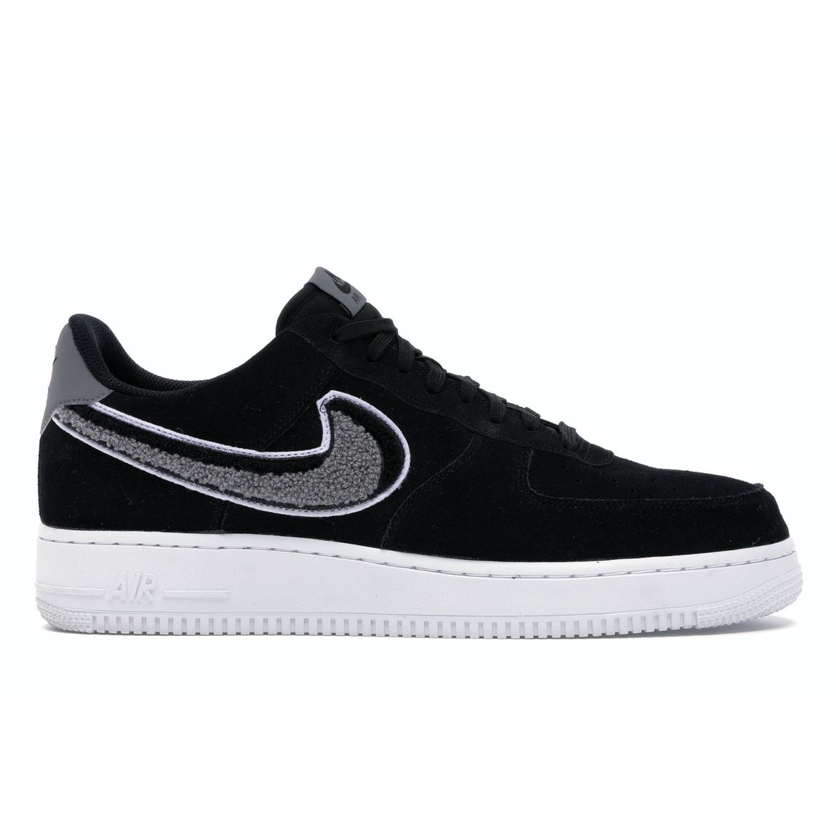Мужские кроссовки Nike Air Force 1 07 LV8 Chenille Swoosh черные классные-серо-белые 823511-014
Мужские кроссовки Nike Air Force 1 07 LV8 Chenille Swoosh черные классные-серо-белые 823511-014